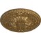 Ekena Millwork Amelia Ceiling Medallion (Fits Canopies up to 2 3/8"), Hand-Painted Pale Gold, 19 5/8"OD x 3/4"P CM20AMPAS - alternate 5